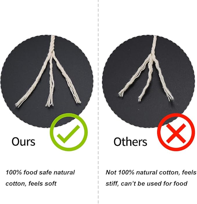 Vivifying Butchers Twine, 2pcs x 656 Feet Food Safe Cotton Bakers Twine String for Tying Meat, Making Sausage, Trussing Turkey, Roasting, Cooking and Packing(Beige)