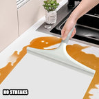 All-Purpose Shower Squeegee for Glass Doors, Silicone Squeegee for Bathroom, Shower Doors, Mirrors, Tiles, 10 inch, Grey