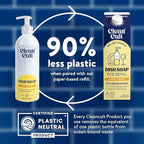 Bundle of Cleancult Dish Soap Liquid Refills (32oz, 1 Pack) - Lemon Verbena + Cleancult - Lemon Verbena - Liquid Dish Soap - Refillable Aluminum Bottle - 16 oz