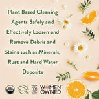 Rebel Green Neat and Tidy Tub & Tile Bathroom Cleaner Spray - Chamomile Orange Blossom Scent - Plant-Based Formula for Showers, Sinks, Tubs, Toilets, and Tile - 24 fl oz - 2 Pack