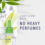Febreze LIGHT Fade Defy PLUG Air Freshener, Bamboo, (2) .87 fl. oz. Oil Refill