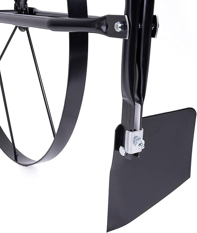 EarthWay 6500 High Wheel Tubular High Wheel Cultivator with Comfort Handle with 3- Position Adjustable, Quick Change Implements, and 24 Inch Steel Wheel
