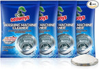 Washing Machine Cleaner Powder 4 Pack - Deep Clean Solution for HE Top Load and Front Load Washers, Descaler for Drum, Tub & All Internal Parts - 4 Month Supply