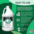 Thornell KOE Kennel Odor Eliminator Concentrate, Odor Eliminator for Strong Odors, Great for Cages, Runs, Floors & More, Pet Odor Eliminator for Home & Kennel w/Safe, Non-Enzymatic Formula, 128 oz