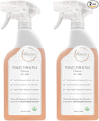 naturally it's clean Bathroom Cleaner | Toilet, Tub, Tile, Shower & Sink | Plant-Based Enzymes | Removes Soap Scum & Hard Water Buildup | Odor Eliminator | Septic Safe | Made in USA - 2 Pack