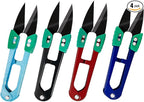HAISHANG 4Pcs Bonsai Pruning Scissors Garden Plant Trimming Sewing Scissors Yarn Thread Snips,Small Pruning Shears Stainless Steel Pruners Trimmers Gardening Supplies