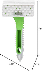 FurDozer Pet Hair Remover & Auto Detailing Tools - Cat & Dog Hair Remover for Carpets, Car Interiors, Couches, Bedding, & Pet Furniture (Green, X6)