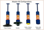 PowerFlo is a non-chemical, Safe Instant Drain Opener for all Diameter Drains. Does not use air pressure or chemicals. Powerful solution with 18 applications (Full Starter Kit)
