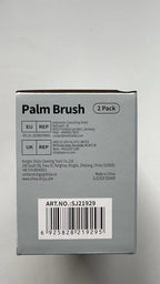 MR.SIGA Dish Scrub Brush, Palm Brush Dish Scrubber with Ergonomic Grip, Kitchen Brushes for Dishes, Blue, Pack of 2