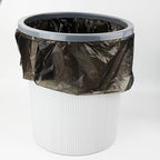 13 Gallon Kitchen Trash Can Liners, 130 Counts, Black