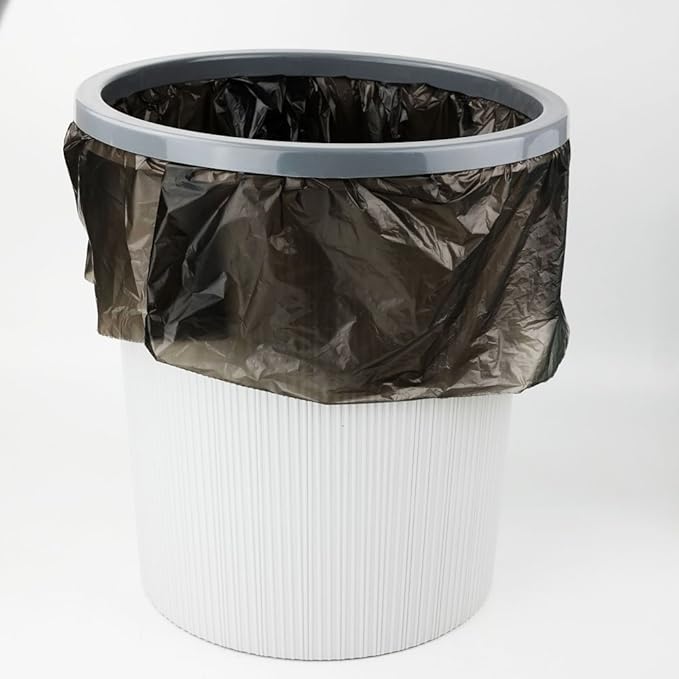 13 Gallon Kitchen Trash Can Liners, 130 Counts, Black
