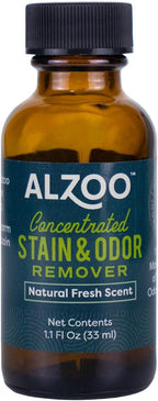 Concentrated Stain & Odor Remover Refill Bottle, 100% Plant-Based Active Ingredients, 1.1 Fl. Oz
