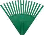 Yardwe Plastic Rake Head Garden Leaf Rake Head Replacement Lawn Shrub for Yard Sweep Picking Up Leaves (Without Handle)