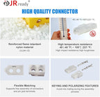 JRready ST6550 .093” Pin Connector Kit 2 3 4 6Pin Connectors Power Crimp Housing Plug 1189 Series Male Female Terminal 14-20AWG Standard Molex 5.03mm Pitch with Crimper Upgraded Pin Removal Tool