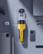 Handheld Vacuum Cordless 1.1 Pounds Car Vac 10000PA Hand Held Vacuums 4-in-1 Hand Vac Cordless Rechargeable HEPA Filter Large Capacity Dust Cup for Car Office Home Pets Hair (Pale Yellow)
