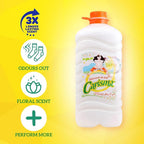 Carisma Fabric Softener Liquid - Floral Fresh Scent, Eliminates Tough Odors - Safe for All Fabrics & Washers, Long-Lasting Softness (1 Gallon)