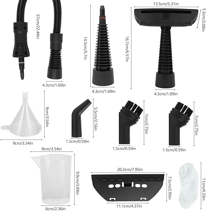 High temperature steam cleaner, suitable for household multi-purpose handheld design. Efficient and fast cleaning, healthier, durable high-end pump.