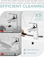 SXhyf Cleaning Brush - Hard Bristle Crevice Cleaning Brush, Multifunctional Gap Scrub Brush, Kitchen Essentials, Bathroom Cleaner Tools for Household Use, Home, Window, Toilet, Stove