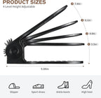 Shoe Slots Organizer Adjustable Shoe Stackers Double Deck Shoe Rack Holder Shoe Rack Storage Space Saver for Closet Organization