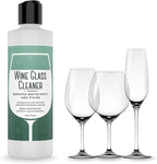 IMPRESA Concentrated Liquid Wine Glass Cleaner - 8 fl oz, Unscented - Streak-Free, Removes Water Spots, Stains & Cloudiness