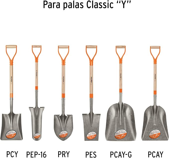 Truper MG-PY Replacement Handles for Long D-Handle Shovels 28" (71cm)