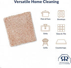 Redecker Copper Cleaning Cloth – 2 Pack – Woven Copper Scrubber for Pots Pans Sinks and Stainless Steel – Removes Burnt Food Residue – 5.5 x 5.7 in – Made in Netherlands