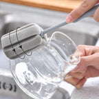 Brush Bottle 2 Pack 1 Long 1 Short Cleaning Brush Wine Glass Sponge 2 Pack Traceless Hook