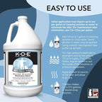 K.O.E. Fresh Scent Odor Eliminator Concentrate – For Strong Odor on Cages, Floor, & More – Non-Enzymatic For Home & Dog Kennel – Home & Pet Supplies (1 Gal)