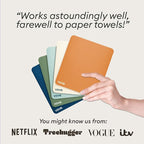 Vove Swedish Dishcloths 5-Pack, Coastal Calm - FSC Certified Cellulose & Cotton, Oeko-TEX Standard 100, Reusable Washable Kitchen Cleaning Cloths, Eco Friendly