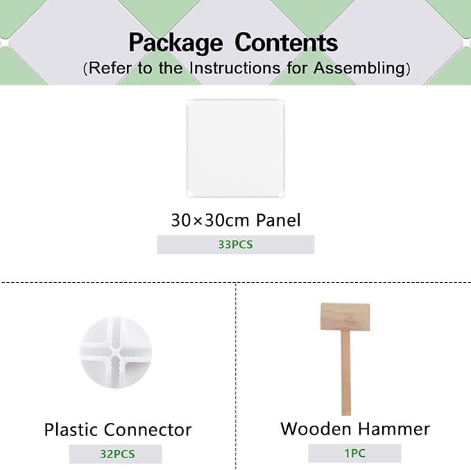 C&AHOME Cube Storage, 9-Cube Bookshelf, Plastic Closet Cabinet Organizer, DIY Stackable Bookcase, Modular Shelving Units Ideal for Home, Office, Kids Room, 36.6" L x 12.4" W x 48.4" H Milky UPCS09M