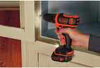 BLACK+DECKER 12V MAX Drill & Home Tool Kit, 60-Piece (BDCDD12PK)