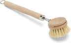 Fox Run 74906 Natural Dish Brush, Tampico Fiber Bristles Brown, 9"