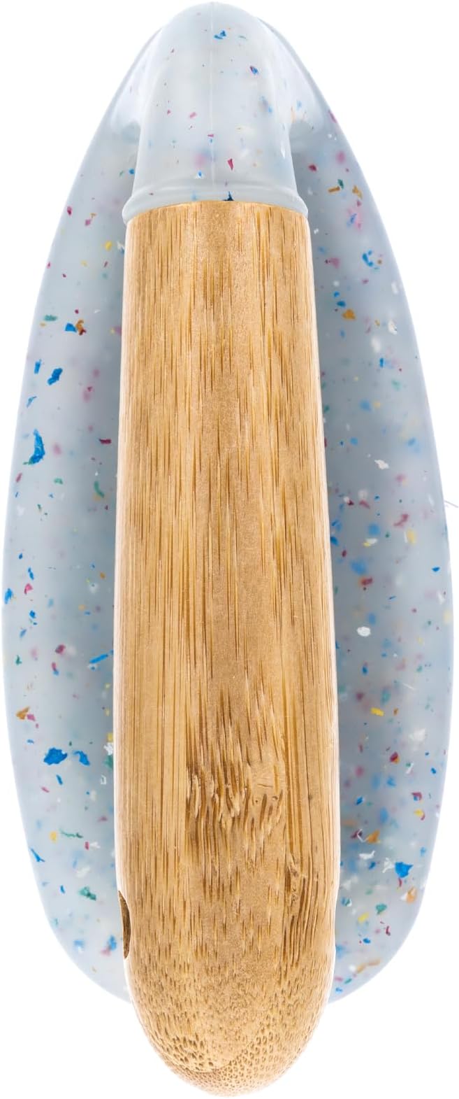 Beille 1pc Scrub Brush with Bamboo Handle and Heavy Duty Bristles Household Essentials