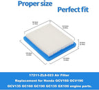 17211-Z8B-901 17211-zl8-023 Air Filter fit for Honda gc135 gcv135 gc160 gcv160 and gxv57 Engines Lawn Mower Air Cleaner 491588 399959 F220 tillers, Bomag BT60 (Blue 5 pack)