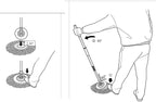 6 Pack Spin Mop Replacement Head for Hurrica, Mopnad, Cassabel and Other 360 Spin Mop Systems, Microfiber Spin Mop Refills (6pc-White)