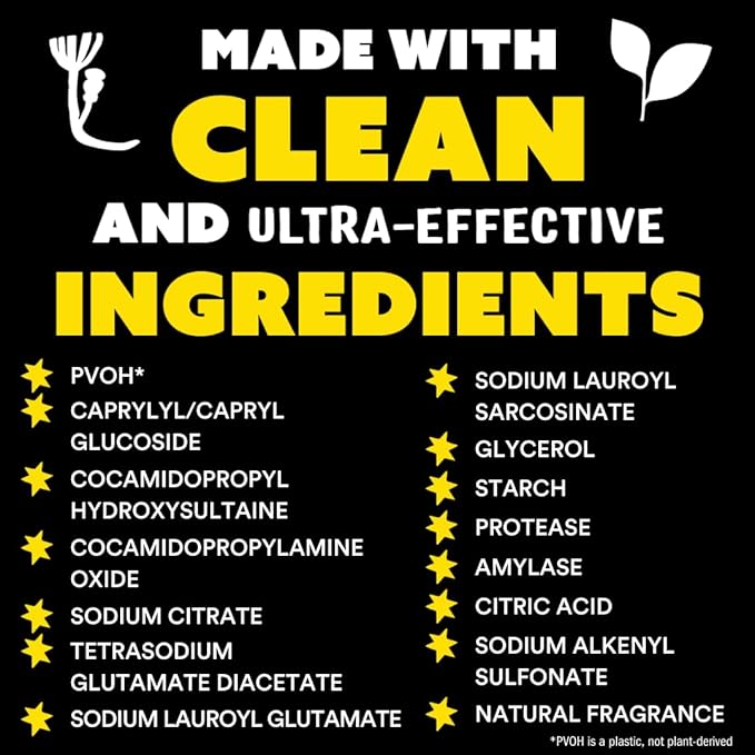 Molly’s Suds Laundry Detergent Sheets | Gentle on Sensitive Skin, Powerful Bio-Based Enzymes, Stain-Fighting | Liquidless & Plastic-Free Packaging | 120 Loads (Citrus Grove)