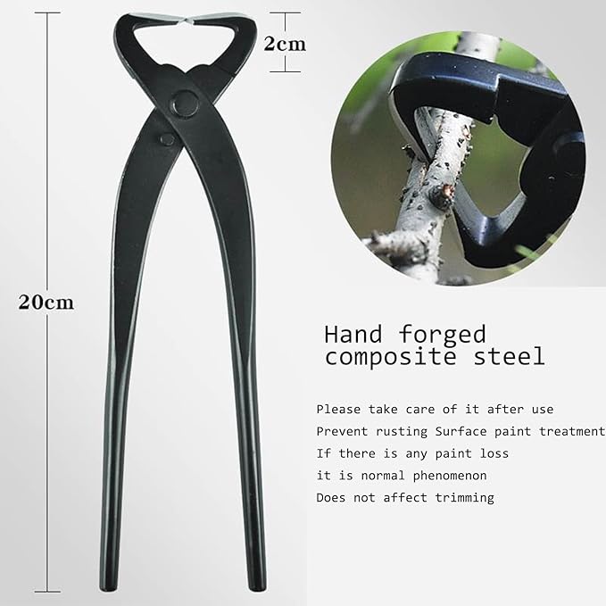 Bonsai Tools,Bonsai Pruning Scissors, 210mm Steel Plant Trunk Splitter, Garden Modeling Tool bonsai tools and supplies,potting tools,Gardening Scissors,