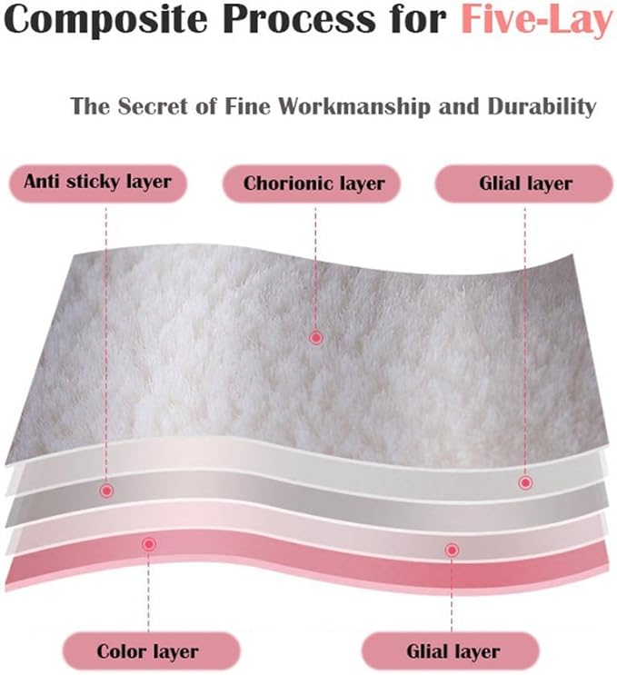 Household Gloves Latex-Free, 15" Long Cuff, Soft Lining, Adjustable Strap, Multi-Layer Protection, Flexible, Comfortable, Chemical-Resistant, Reusable for Cleaning, Dishwashing, 4 Pair Medium