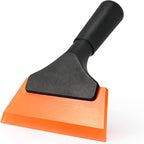 EHDIS Small Squeegee 5 inch Rubber Window Tint Windshield Scraper for Car,Glass, Mirror, Shower, Door,Bathroom Cleaning(Orange)