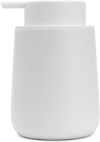 Matte White Hand Soap Dispenser Pump, 9 oz Rustproof Liquid Dish Soap Dispenser Bottle for Various Places Such as Kitchen, Countertop, and Bathroom