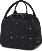 Bluboon Lunch Bag for Women Men Cute Lunch Tote Bags Reusable Insulated Lunch Box Large Capacity Reusable Insulated Cooler for Work Picnic or Travel