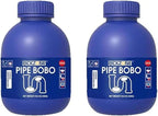 Sink and Drain Cleaner Powder - Drain Clog Remover, Pipe Bobo D-rain Cleaner for Kitchen Bathroom Tubs and Showers, Powerful Unclogging Improve Water Flow (2 Bottle, Fl Oz, 26.8)