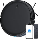 Robot Vacuum Cleaner with Smart Navigation, Powerful Robotic Vacuum Cleaner and Mop for Pet Hair, APP Control, Carpet,Voice Control, Hard Floor, Auto-Recharge