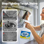 500ml Heavy-Duty Kitchen Degreaser Foam Spray, Powerful Kitchen Grease Cleaner, Multipurpose Grease Cleaner Spray for Pots, Pans, Countertops & Appliances, Heavy Oil Stain Cleaner (1pcs)