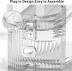 36 Pack Clear Shoe Slots Organizer - Adjustable Height 3.7''to 7.7'' Shoe stackers for a pair of shoes ,Shoe rack storage shoe space saver 50%,Easy to assemble shoe hold shoe organizer for cloest