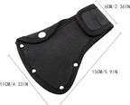 2 PCS Axe Holster，Hatchet Sheath,Leather Small Axe Head Cover for 1-1/4lb Axe,Double Snap Hatchet Protector Axe Cover, Axe Head Cover for Outdoor Hiking Outdoors Work，for Camping Lover Outdoor