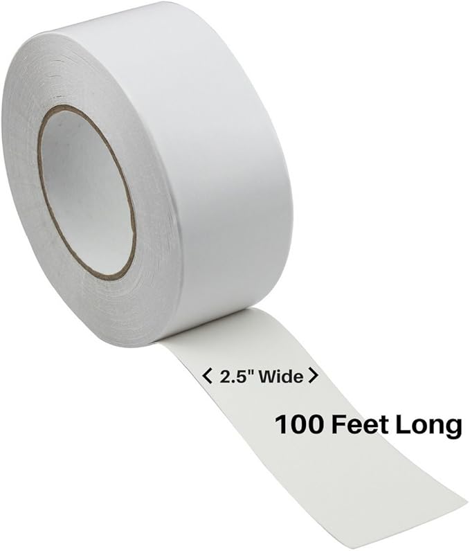 PRETMANNS Double Sided Carpet Tape - for Keeping Area Rugs & Carpets in Place – Great for Wood Working & Craft Projects - 33 Yards (2.5”Wide X 100ft Long)