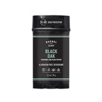 Barrel & Oak Aluminum Free Deodorant for Men, Natural Men's Deodorant with Bergamot & Black Pepper Essential Oil for Delicate Skin, Grooming Kit Gifts for Men, Black Oak, 2.7 oz
