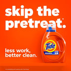 Tide Laundry Detergent Liquid, Original Scent, 80 Loads, 105 FL OZ, Works on 100% of Common Stains, Laundry Soap, Liquid Laundry Detergent
