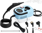 7 in 1 Steam Cleaner 2500W High Pressure Steamer for Cleaning, Car Steamer Handheld Steam Cleaner for Home Use, Hardwood Floor Steam Cleaner for Upholstery, Kitchen, Bathroom, Grout (Blue)